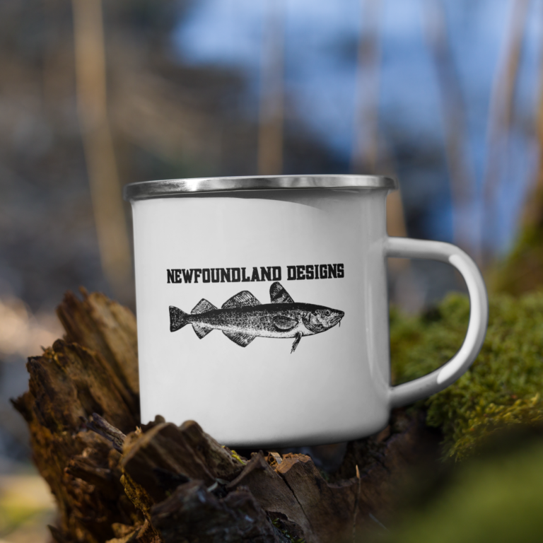 Newfoundland Designs Enamel Mug