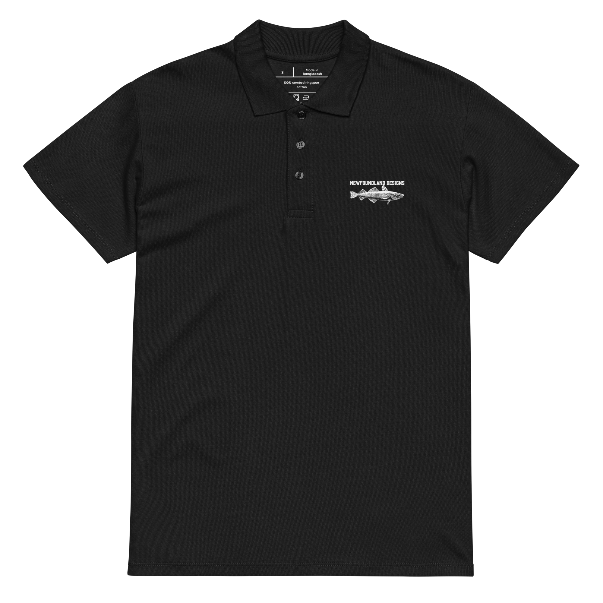 Newfoundland Designs Premium pique polo shirt